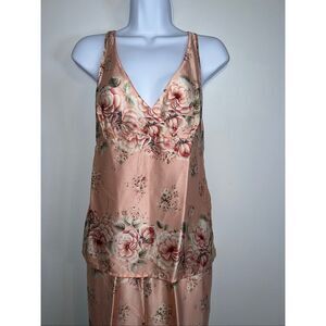 2-piece Ladies 100% Silk Pajamas Pjs Tank Tops Pants Comfy Sleep Wear